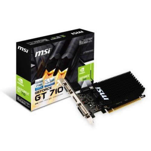 Tarjeta Gráfica MSI GeForce GT 710 2GD3H LP 2GB GDDR3