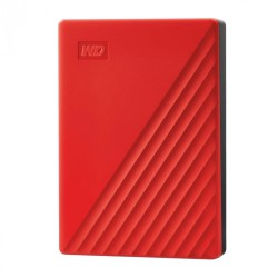 Western Digital My Passport 4TB USB 3.2 External Hard Drive Red