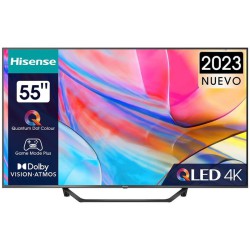 TV/Televisión Hisense 55A7KQ 55" Smart TV QLED 4K HDR10 Plus