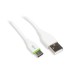Cable iggual USB A a USB C 1M Blanco
