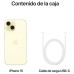 Smartphone Apple iPhone 15 6.1" 6GB 128GB 5G Yellow