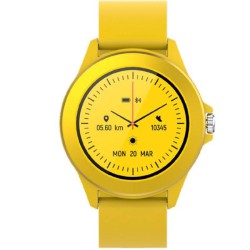 Smartwatch Forever Colorum CW-300 IPS Bluetooth 5.3 Amarillo