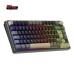 Royal Kludge RKM75 ISO-ES Hot-Swappable Switch Silver Speed Keyboard