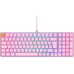 Glorious GMMK 2 ISO-ES Full-Size Linear Switch Keyboard Fox Pink