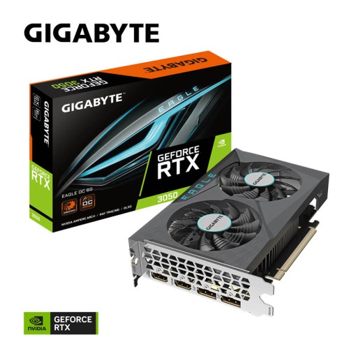 Tarjeta Gráfica Gigabyte GeForce RTX 3050 EAGLE OC 6GB GDDR6