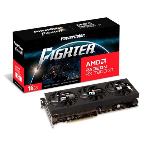 PowerColor Fight Amd Radeon RX 7800 XT 16GB GDDR6