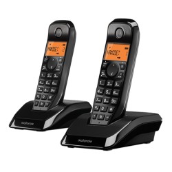 Motorola S1201 DECT Negro - Teléfono Fijo