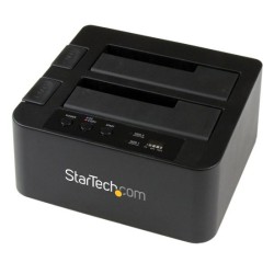 StarTech SDOCK2U33RE 2.5"-3.5" SATA/USB 3.0 Negra - Dock